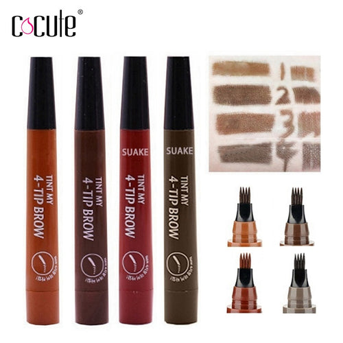 Crayon Sourcils Liquide Waterproof – 4 Pointes