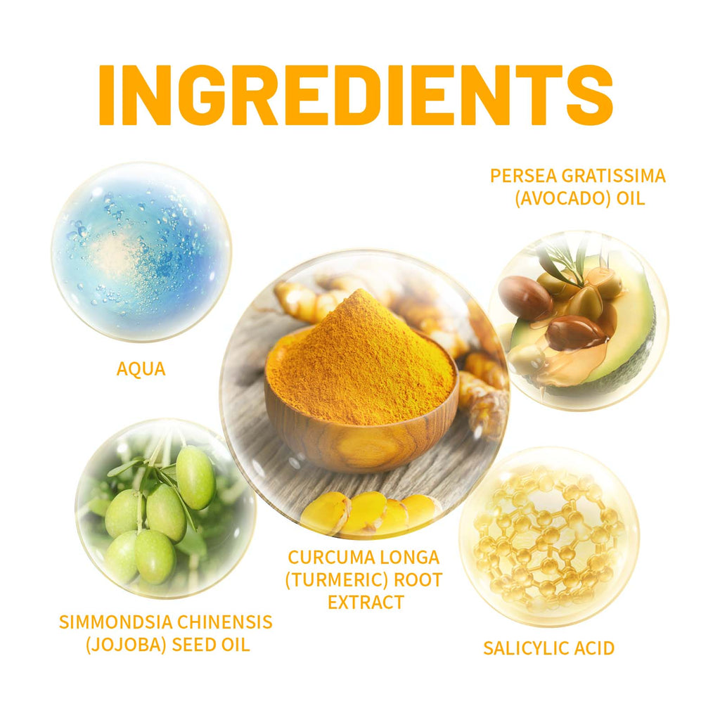 Nettoyant Visage Curcuma – Démaquillant Purifiant