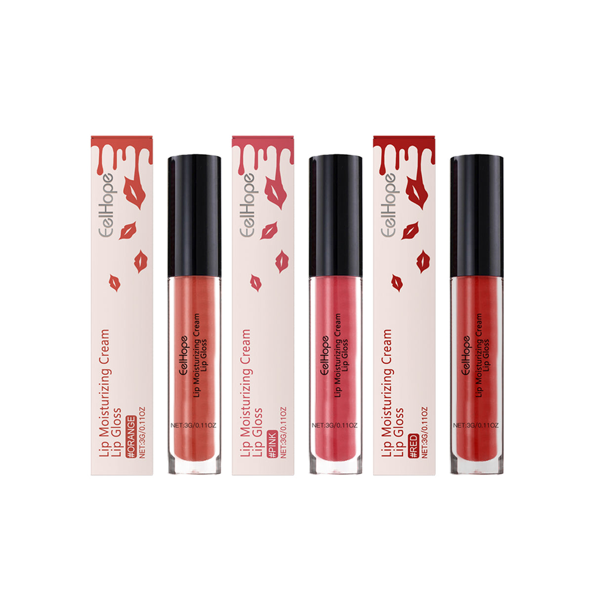 Gloss Lèvres Hydratant – Multicolore & Longue Tenue