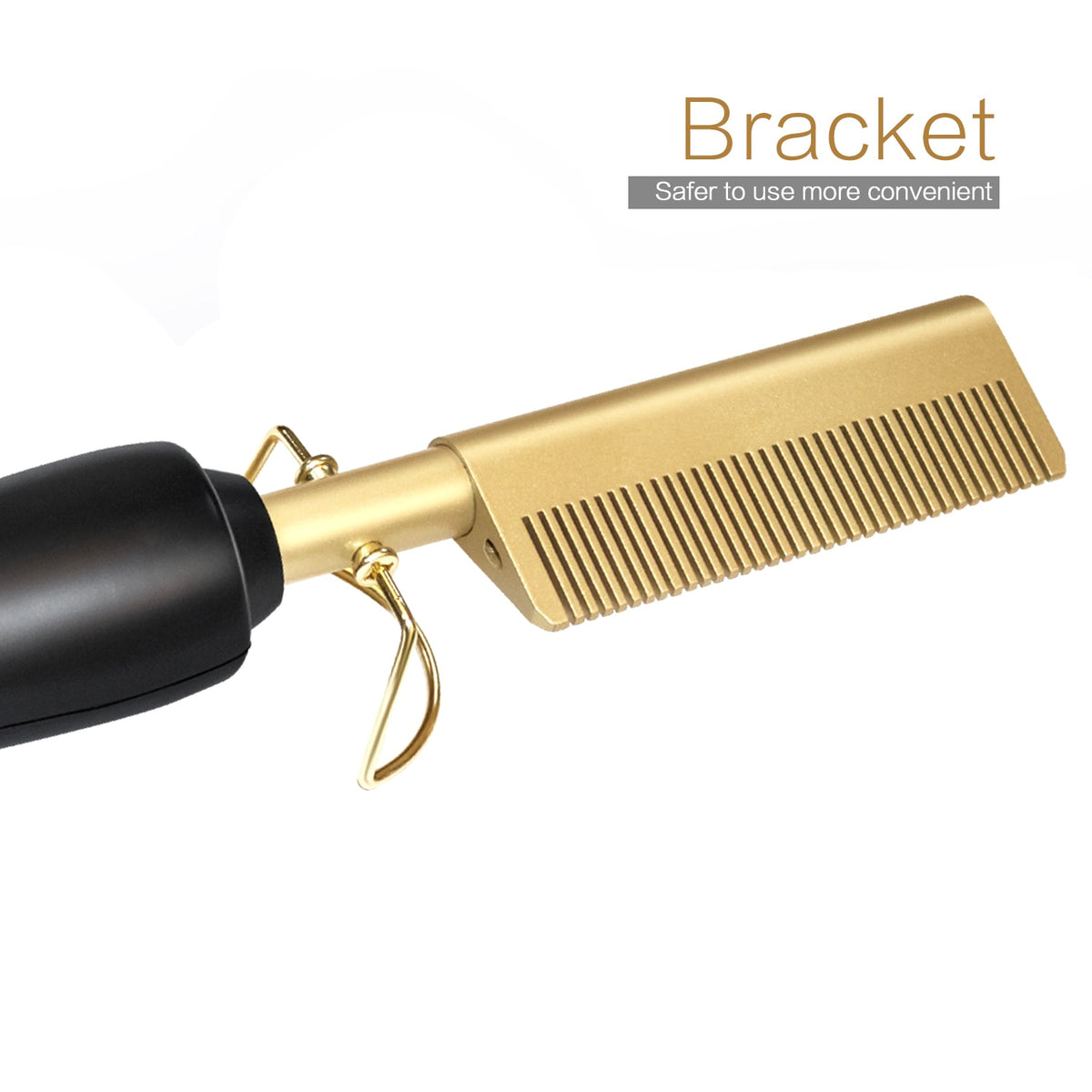 Peigne Lisseur & Boucleur Électrique Titanium