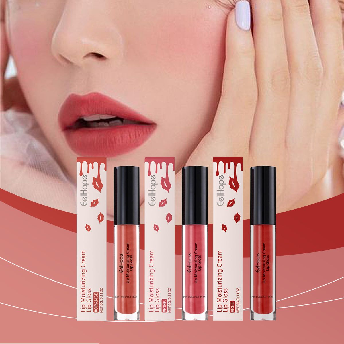 Gloss Lèvres Hydratant – Multicolore & Longue Tenue